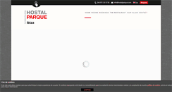 Desktop Screenshot of hostalparque.com